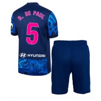 Atletico Madrid Rodrigo De Paul #5 Replica Third Minikit 2024-25 Short Sleeve (+ pants)